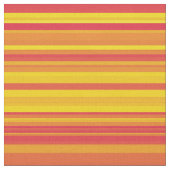 Orange Yellow Red Stripes Stof (Close Up)