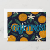 Orange You Glad Briefkaart (Voorkant / Achterkant)