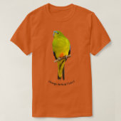 Orangebellied Parrot 1 T-shirt (Design voorkant)