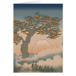 Oranger du Japon dans la brume