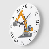 oranger Kettenbagger Grote Klok (Hoek)