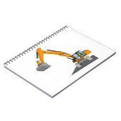 oranger Kettenbagger Notitieboek (Linkerzijde)