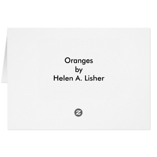 Oranges (Dos Horizontal)