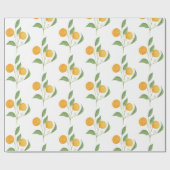 oranges cadeaupapier (Vlak)