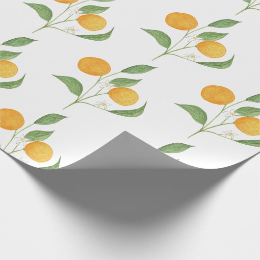 oranges cadeaupapier (Hoek)