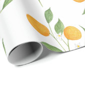oranges cadeaupapier (Rol Hoek)