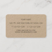 oranges carte de visite (Dos)