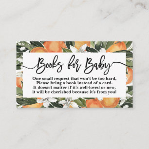 Oranges Cuties apportent une carte de livre