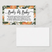 Oranges Cuties apporter une carte de livre (Devant / Derrière)