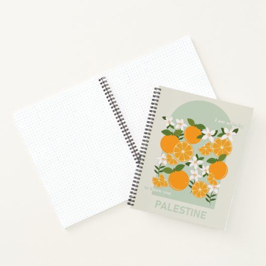 Oranges de Palestine, carnet coloré (Intérieur)