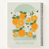 Oranges de Palestine, carnet coloré (Dos)