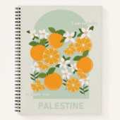 Oranges de Palestine, carnet coloré (Devant)