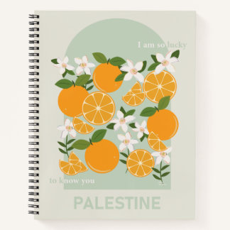 Oranges de Palestine, carnet coloré