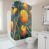 Oranges Design Douche Rideau Avec Douche (En situation)