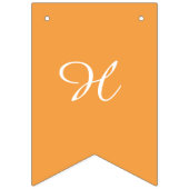 Oranges dessinées à la main Joyeux drapeaux de Bun (Deuxième drapeau)