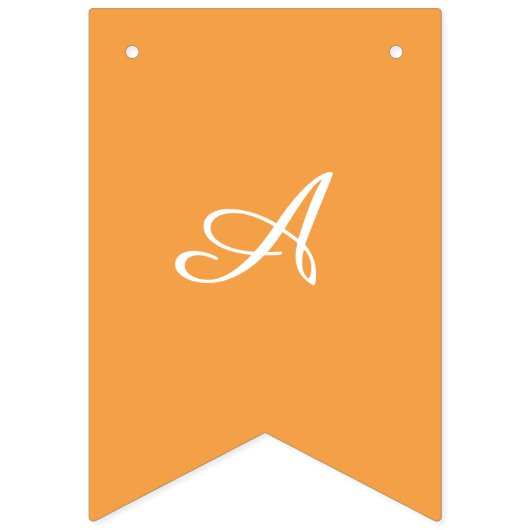 Oranges dessinées à la main Joyeux drapeaux de Bun (Troisième drapeau)