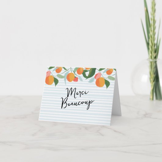 Oranges et Feuilles Côtières Merci (Devant)