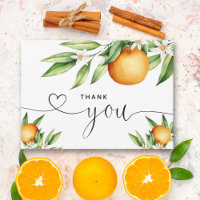 Oranges et Merci fleuri