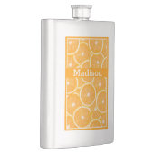 Oranges flacon monogramme personnalisé (Droite)