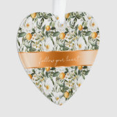 Oranges florales romantiques Sicile Italienne (devant)