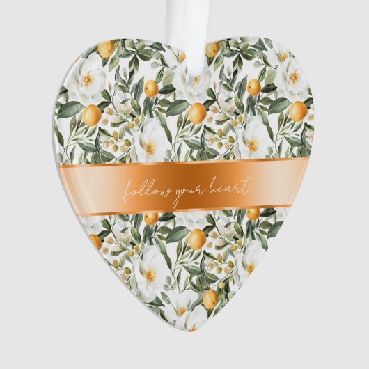 Oranges florales romantiques Sicile Italienne (devant)