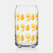 Oranges mignonnes et fleurs blanches (Verso)