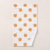 Oranges mignonnes Impression - Ensemble de serviet (Serviette à main)