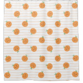 Oranges mignonnes Imprimer - Rideau de douche (Devant)