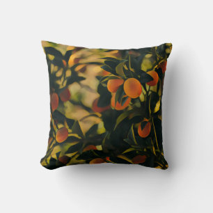 Oranges Obsession Jardin Jeu Oreiller / Coussin