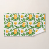 Oranges ou mandarines motif (Serviette à main)