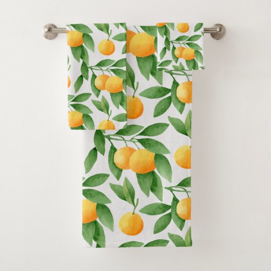 Oranges ou mandarines motif (En situation)