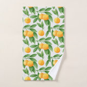 Oranges ou mandarines motif (Serviette à main)