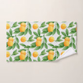 Oranges ou mandarines motif (Serviette à main)