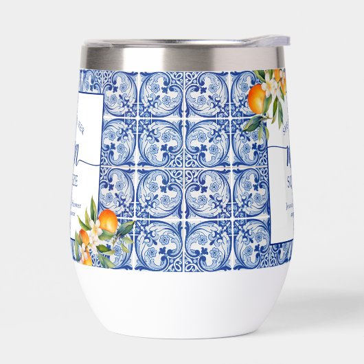 Oranges principales de Squeeze & Bleu Méditerranée (Gauche)