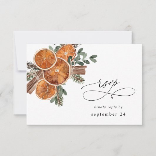 Oranges Rustique Vacances w Repas RSVP 2 (Devant)