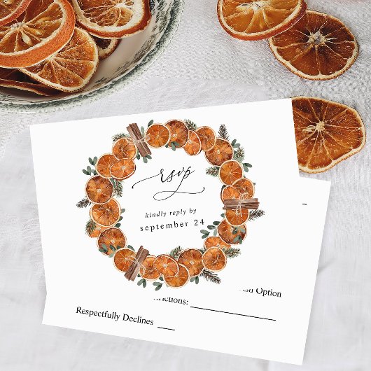 Oranges Rustique Vacances w Repas RSVP 3