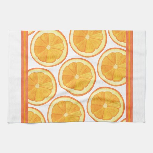 Oranges - serviette de cuisine (Horizontal)