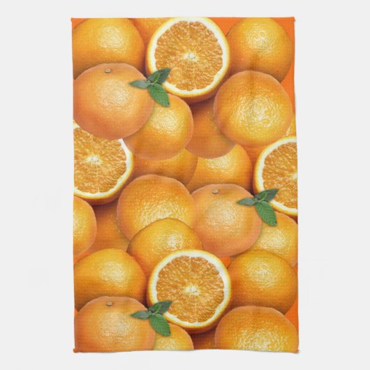 Oranges Serviettes de cuisine 🍊 (Vertical)