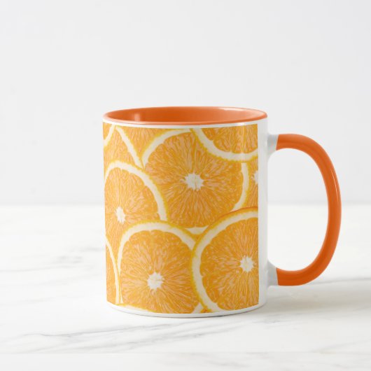 Oranges tasses personnalisées (Droite)