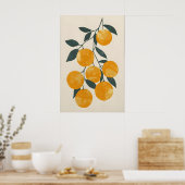 Oranges Tendances Impression d'Art Numérique - Mai (Cuisine)