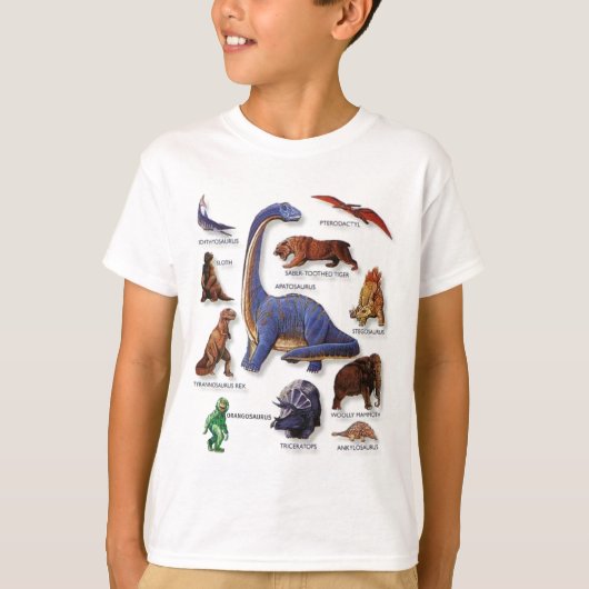 ORANGOSAURUS CHART T-SHIRT (Voorkant)