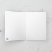 Orangoutan Anniversaire Carte de voeux pliée (Intérieur)