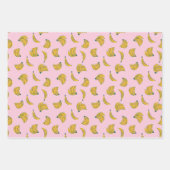 Orangoutan mignon, banane et feuilles tropicaux ro (Devant 2)