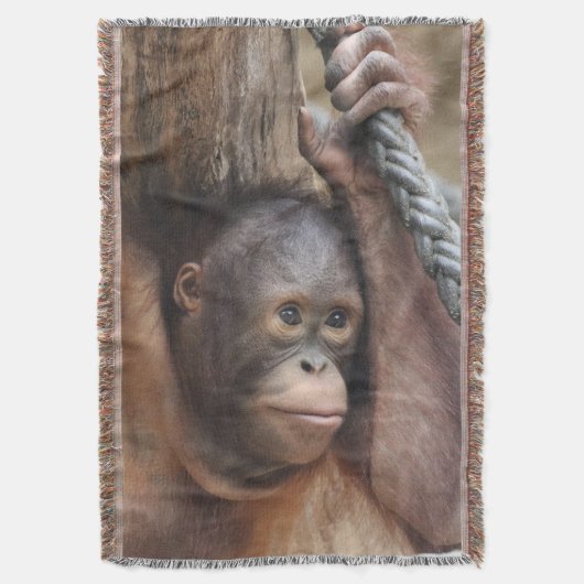 OrangUtan 002 Deken (Voorkant Verticaal)