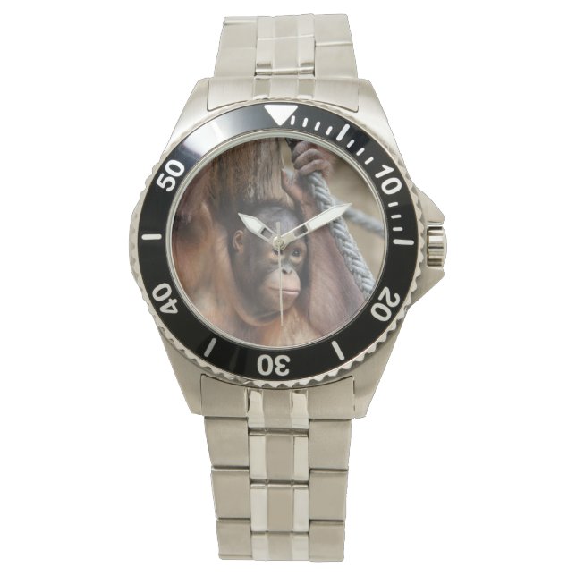 OrangUtan 002 Horloge (Voorkant)
