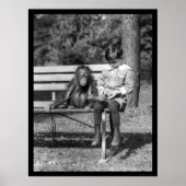 Orangutan and Boy in Park 1920 Poster (Voorkant)