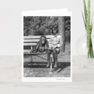 Orangutan and Boy - National Zoo Kaart