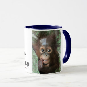 Orangutan Baby Crystal Mok