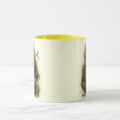 Orangutan Baby met bladeren Mok (Midden)