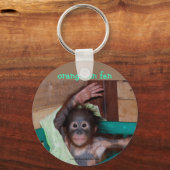 Orangutan bij het Sanctuary Sleutelhanger (Voorkant)